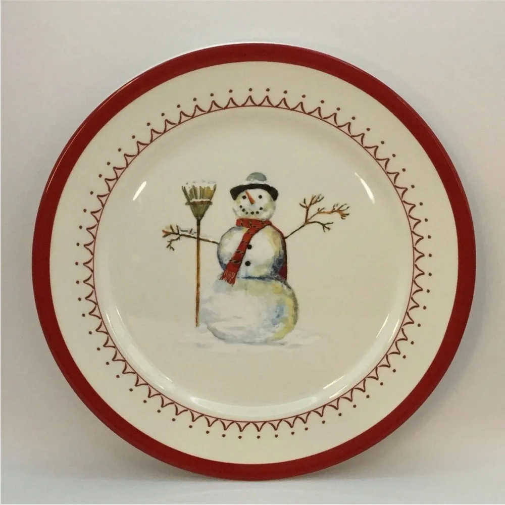 Williams Sonoma Christmas Icon Plates